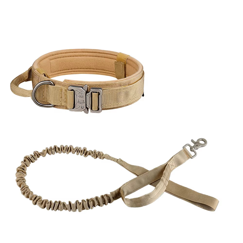 Tactical Dog Collar & Leash Set – Power, Control & Comfort for Every Adventure