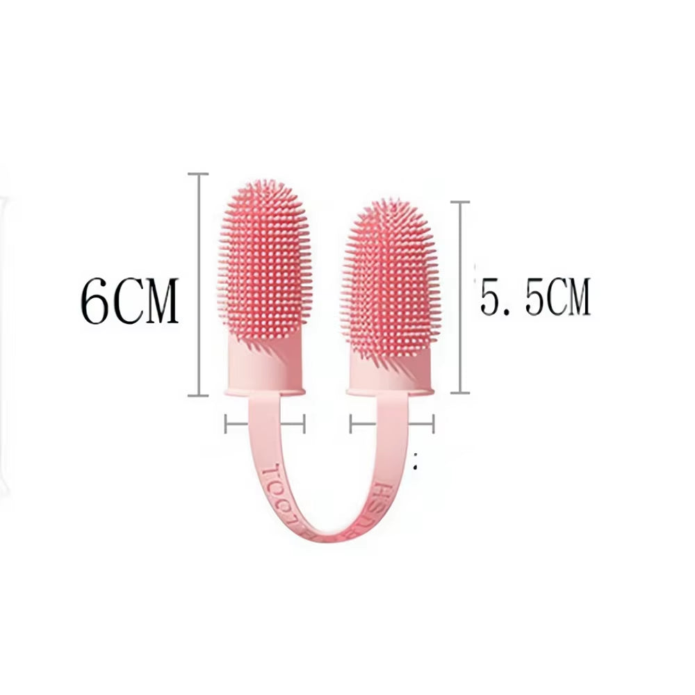 GentlePaws FingerBrush – Soft Silicone Toothbrush for Easy Pet Oral Care