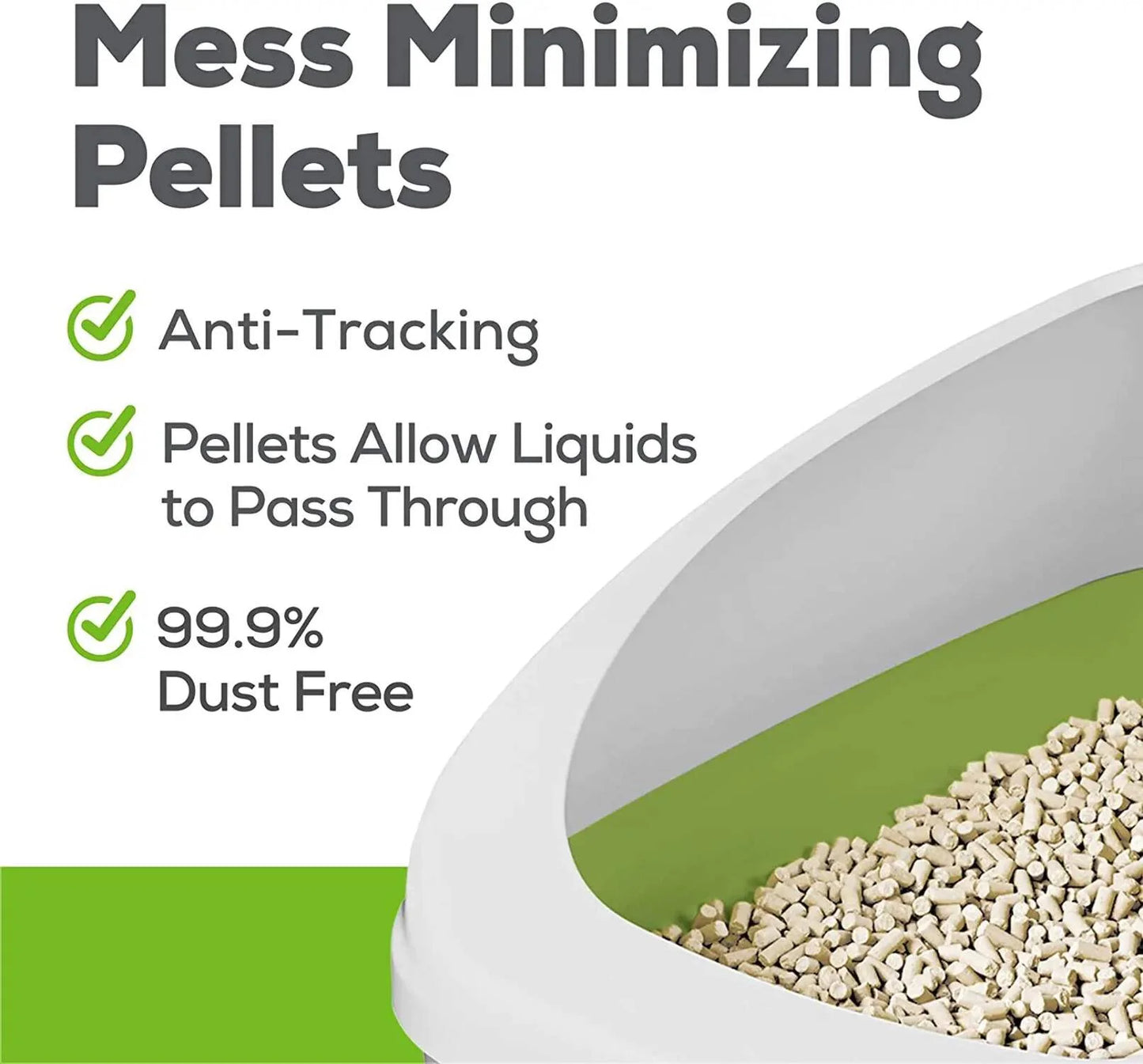 (4 Pack)  Tidy Cats Breeze Unscented 99.9 Percent Dust Free, Multi Cat, Zeolite Pellet Cat Litter Refill