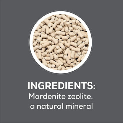 (4 Pack)  Tidy Cats Breeze Unscented 99.9 Percent Dust Free, Multi Cat, Zeolite Pellet Cat Litter Refill